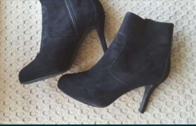Botas Rockport pele e veludo 37