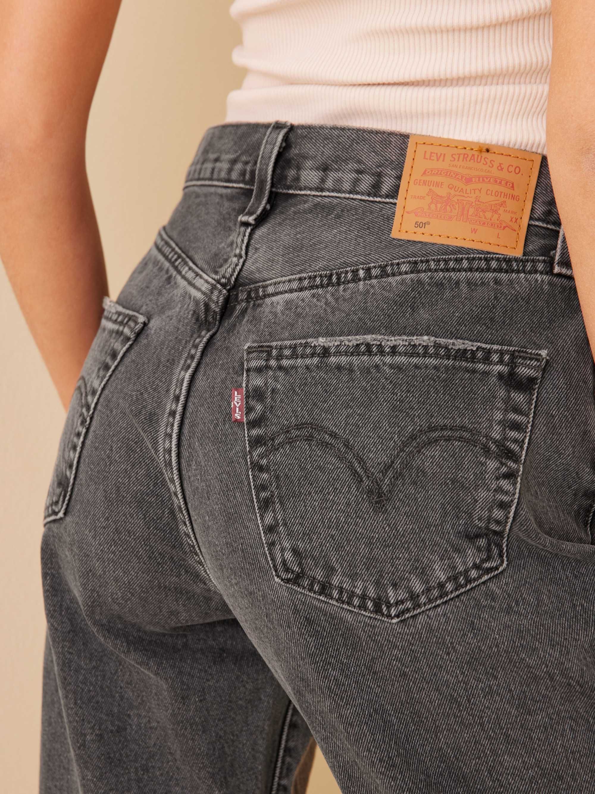 ЗНИЖКА Сірі прямі жіночі джинси Levi's