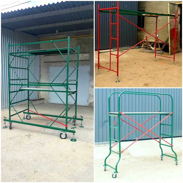 Строительные леса. Стальные. Будівельні риштування. Нові. Вишка тура.