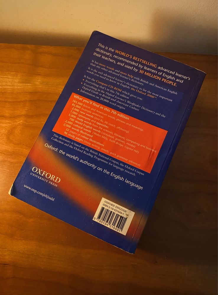 Oxford Advanced Learner’s Dictionary 7th edição