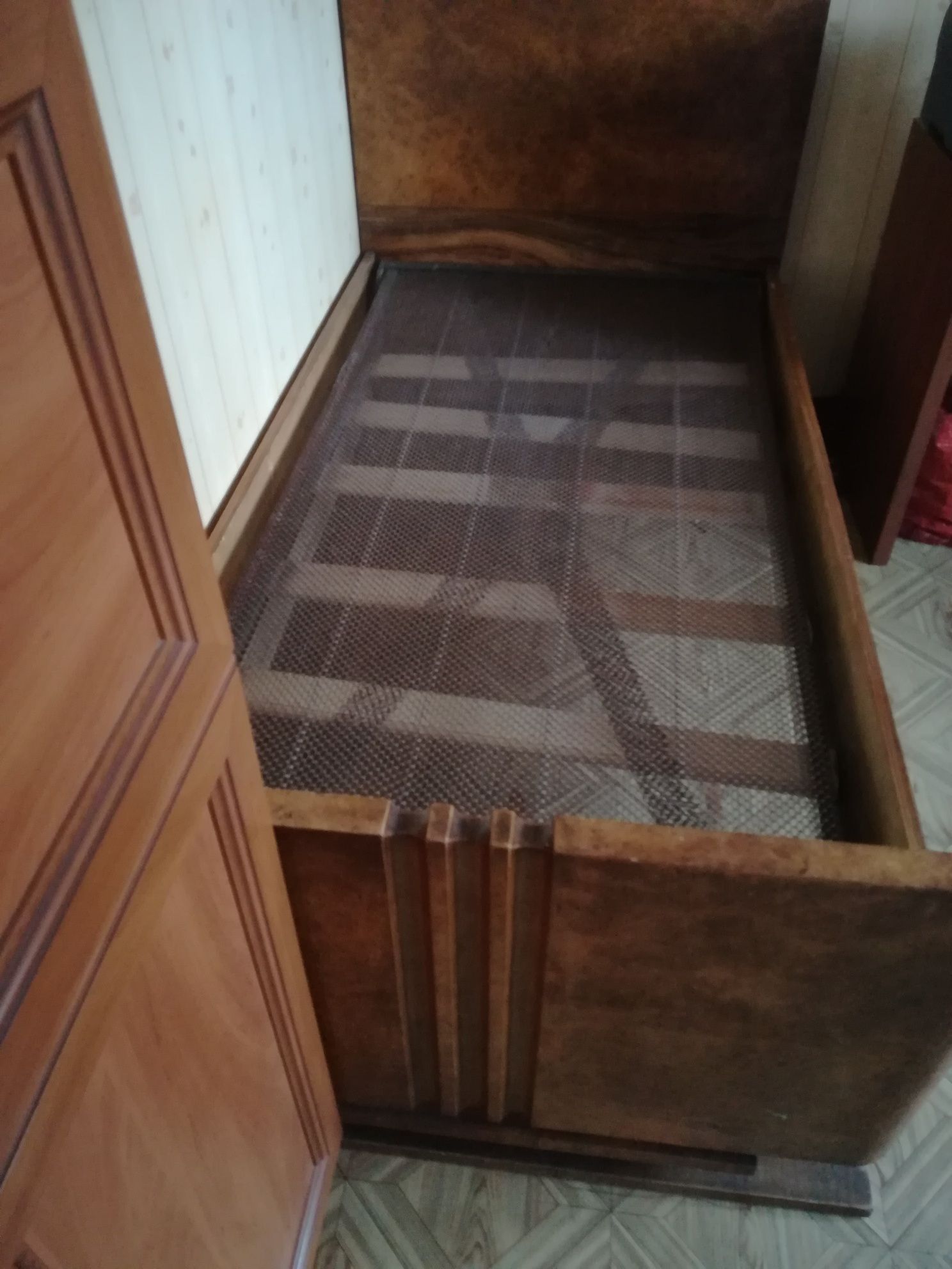Łóżko Art deco antyk stan bdb