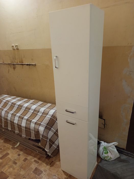 Szafka łazienkowa z koszem