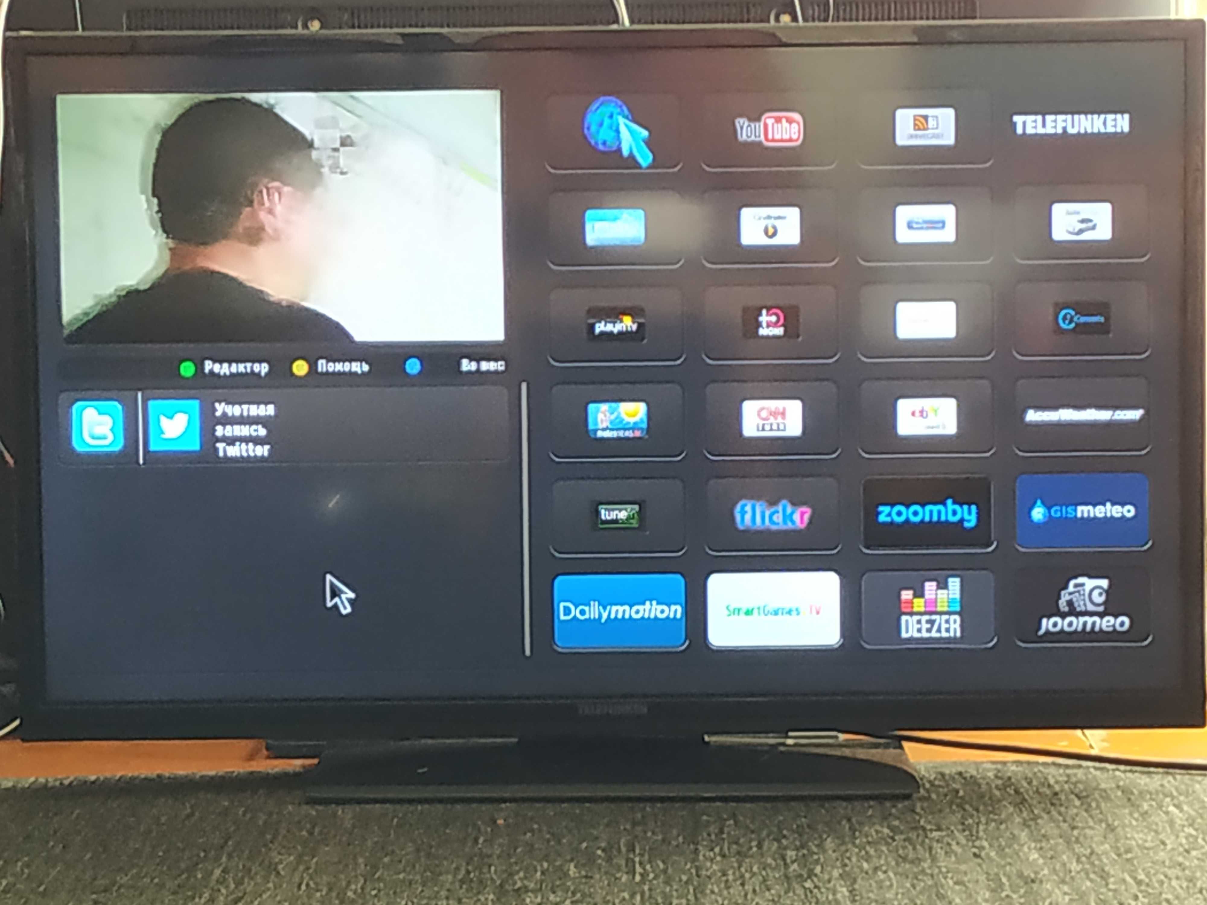 Smart TV TELEFUNKEN D40F182C3C, 102см. USB проигрыватель, Германия