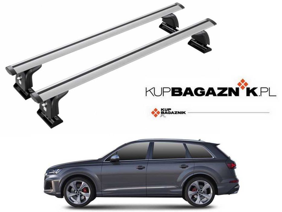Bagażnik dachowy AUDI Q7 4M 2015 do 2024 SUV bazowy belki relingi auto