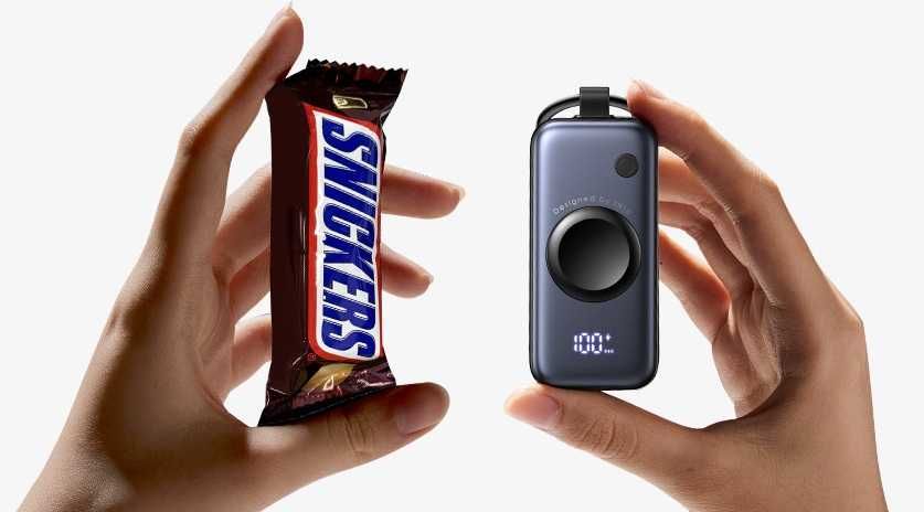 Стильний павербанк-брелок INIU для Apple Watch, iPhone, AirPods,Galaxy