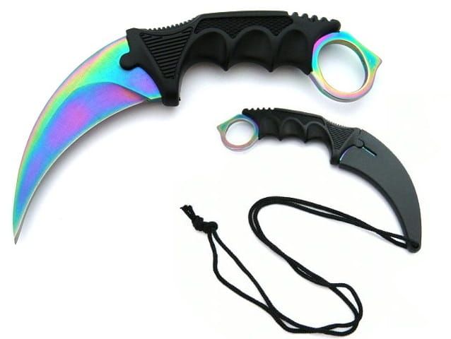 Prawdziwy Nóż Karambit Cs:Go Neck Counter Strike