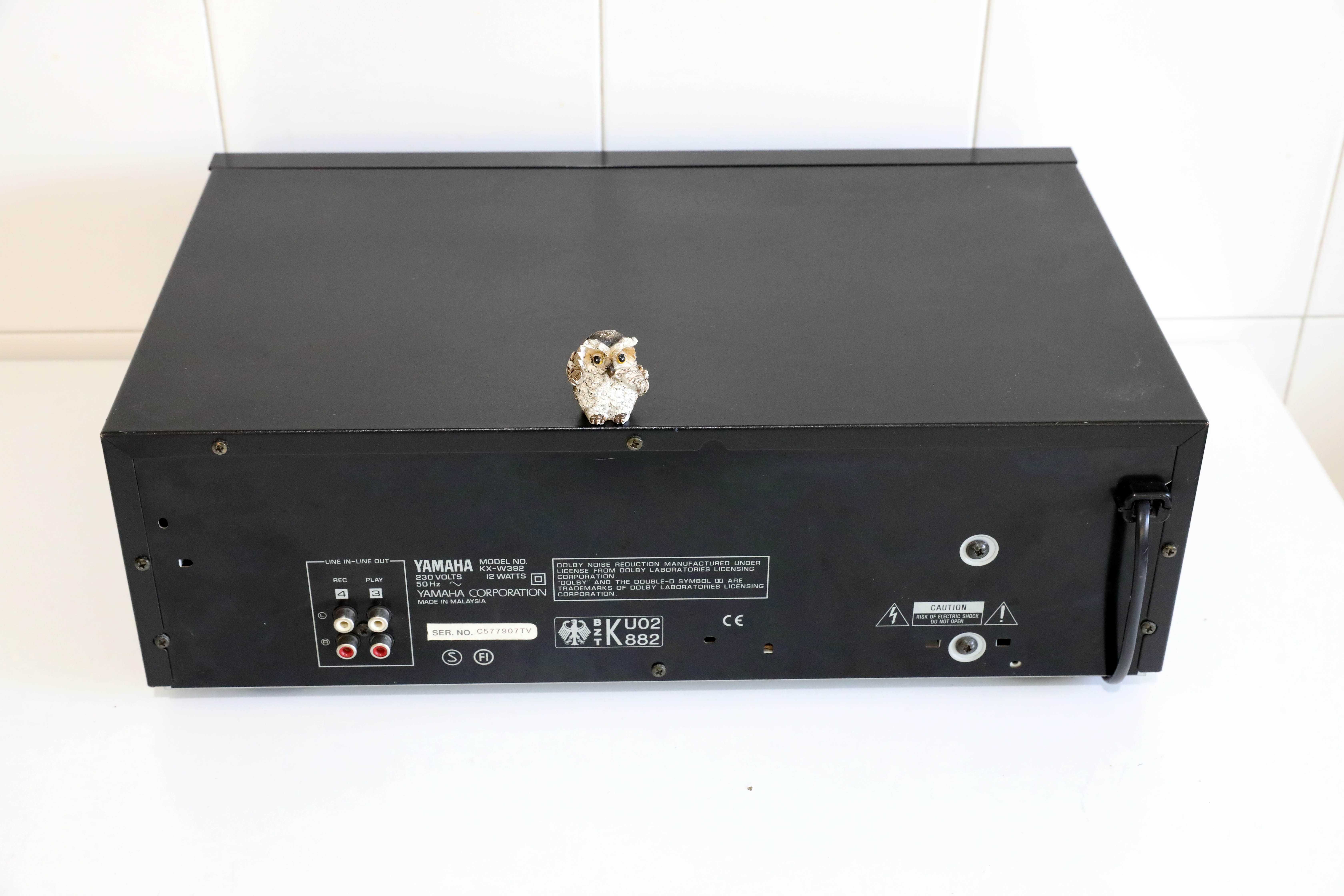 Yamaha KX-W392 Duplo Tape Deck Cassetes autoreverse