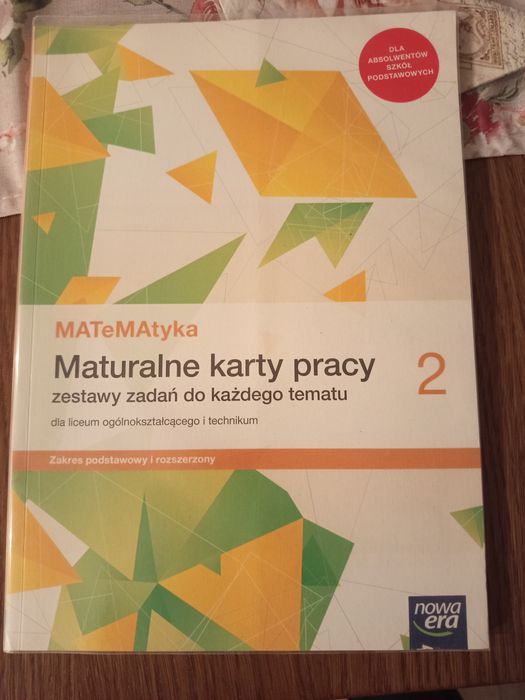 Matematyka maturalne karty pracy 2