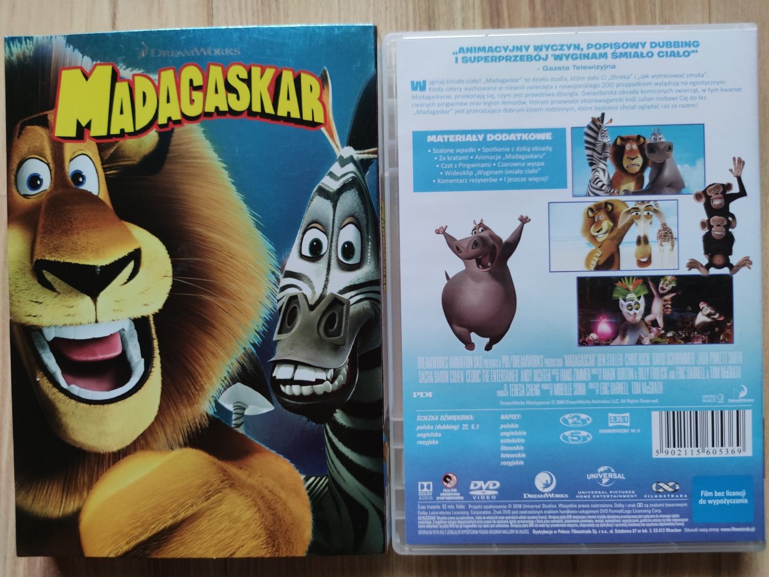 Madagaskar Bajka dvd