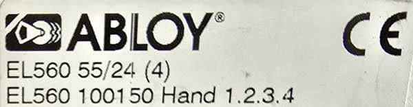 Zamek elektryczny Abloy EL560 z kablem - 8szt