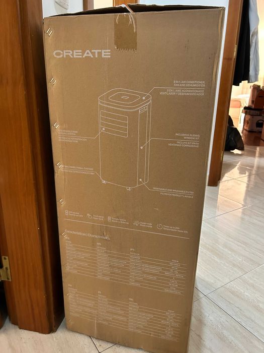 NOVO! Ar Condicionado Portátil Create - WiFi e 9000 BTU