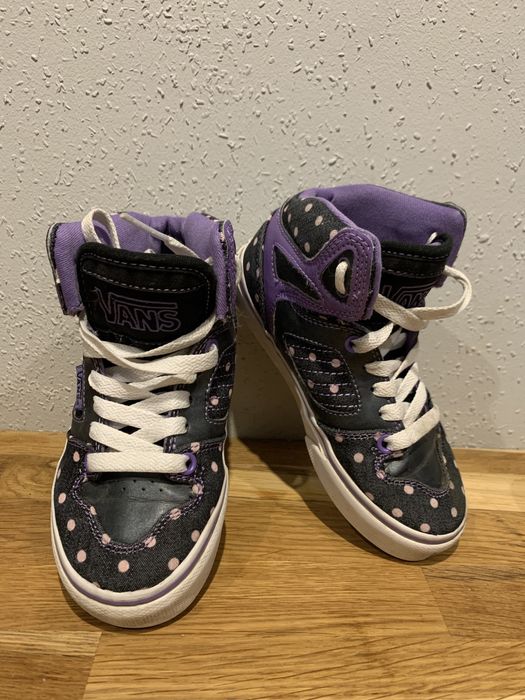 Buty Vans 27.5 wysokie sneakersy dziewczęce