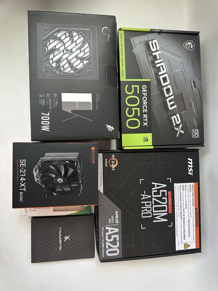 ПК rtx5050 Ryzen 5 5500 32 gb ddr4 ssd m2