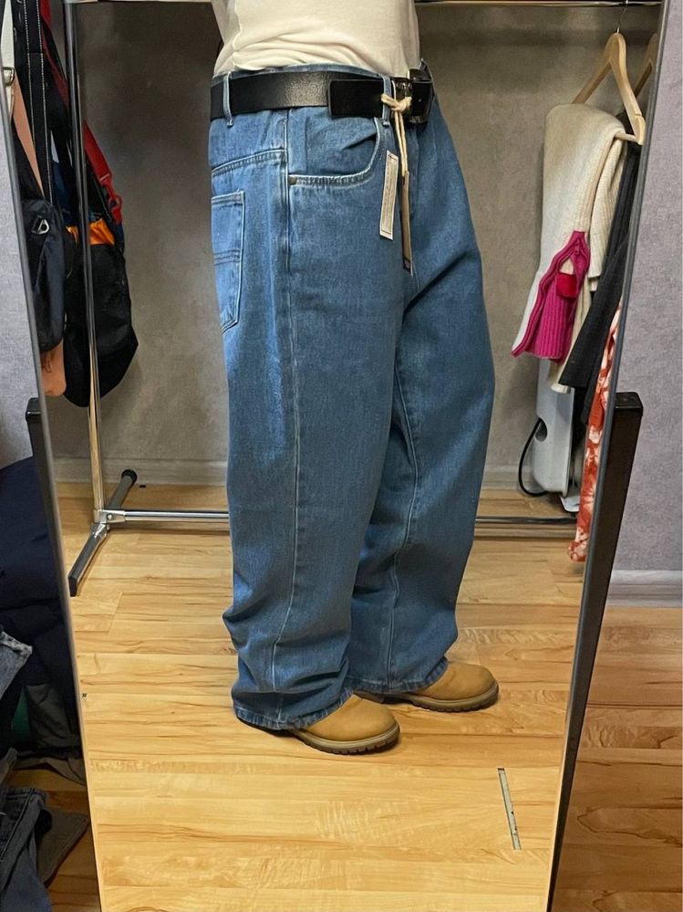 Нові широкі базові джинси baggy fit rap широкие  штаны как big boy