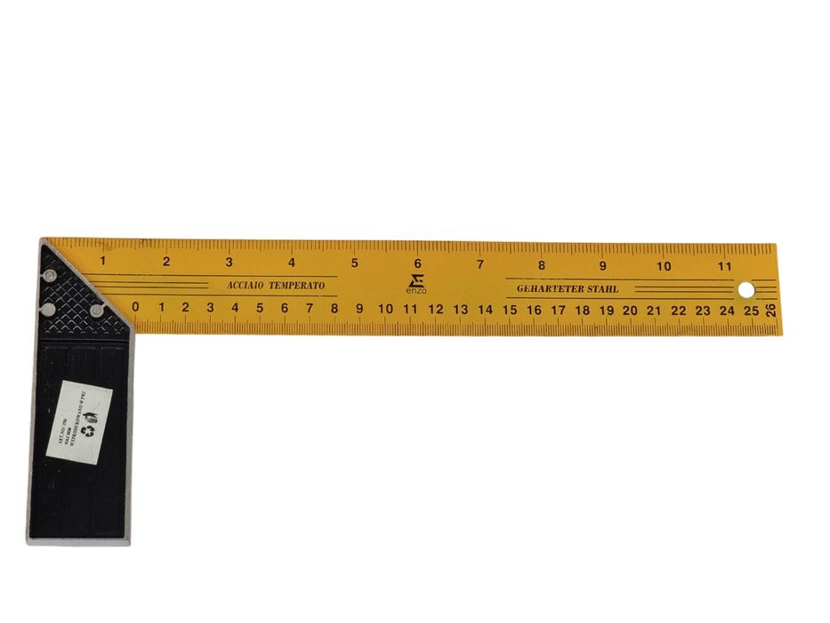 Kątownik metalowy linijka metalowa 26 cm