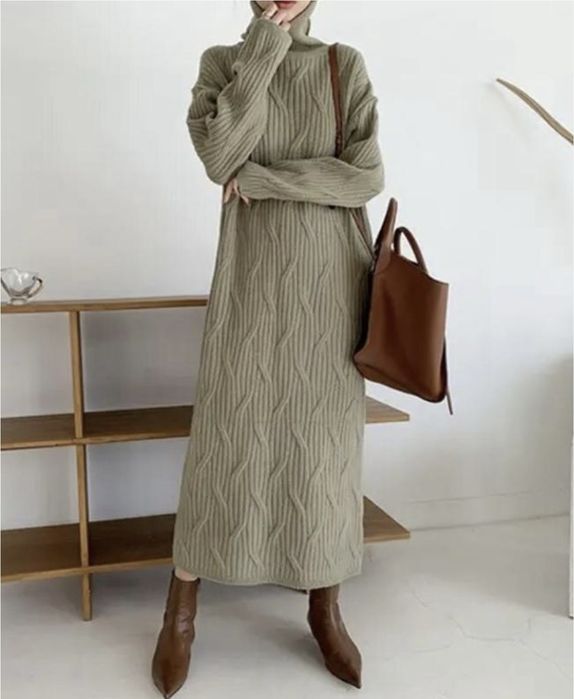 Тепла стильна сукня