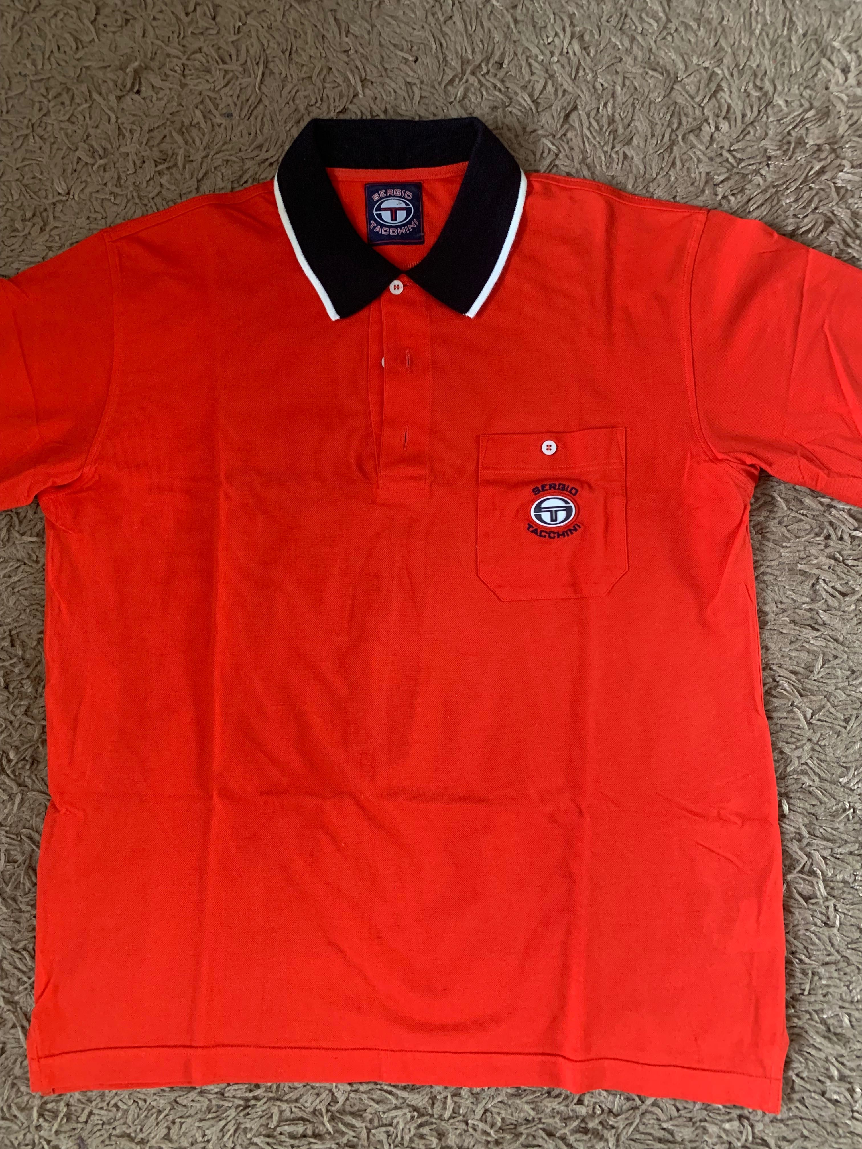Nowe Polo męskie Sergio Tacchini rozm L- XL lux jakość bawełna
