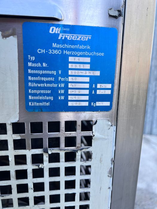 Máquina de gelados Ott Swiss Freezer F4