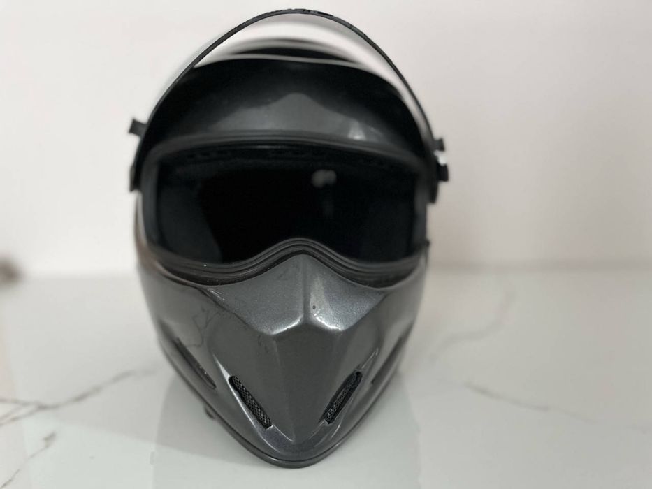 Шолом для мотоцикла бу в комплект прозоре скло