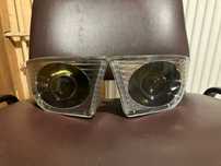 Lexus is 200 is 300 sedan halogeny zderzaka dark chrom zolta soczewka