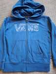 Bluza niebieska vans z kapturem