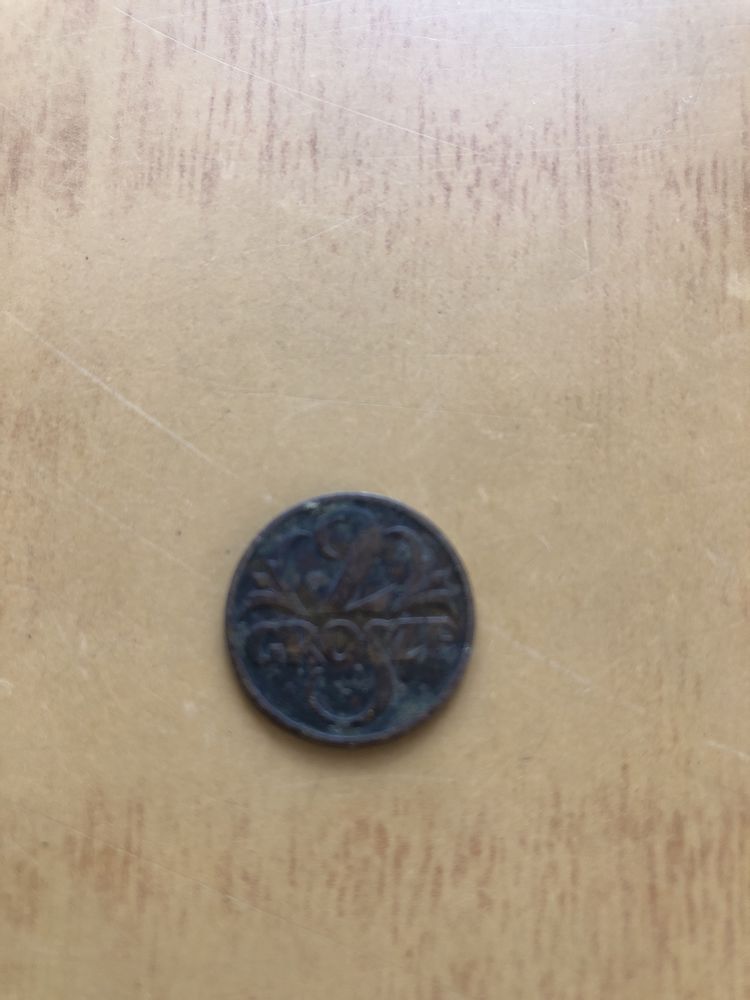 2 Grosze 1934 рік монета копійка польська старовинна