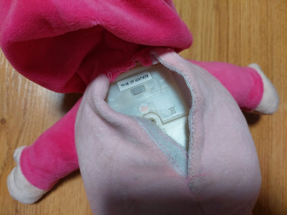 lalka Natalia 38 cm Króliczek na baterie sensory pluszowa miękka