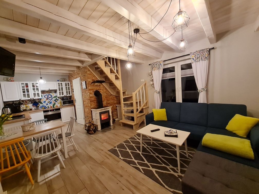 Domek Całoroczny Kaszuby balia jacuzzi weekend wakacje nad jeziorem