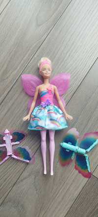 Mattel Lalka Barbie latające skrzydełka