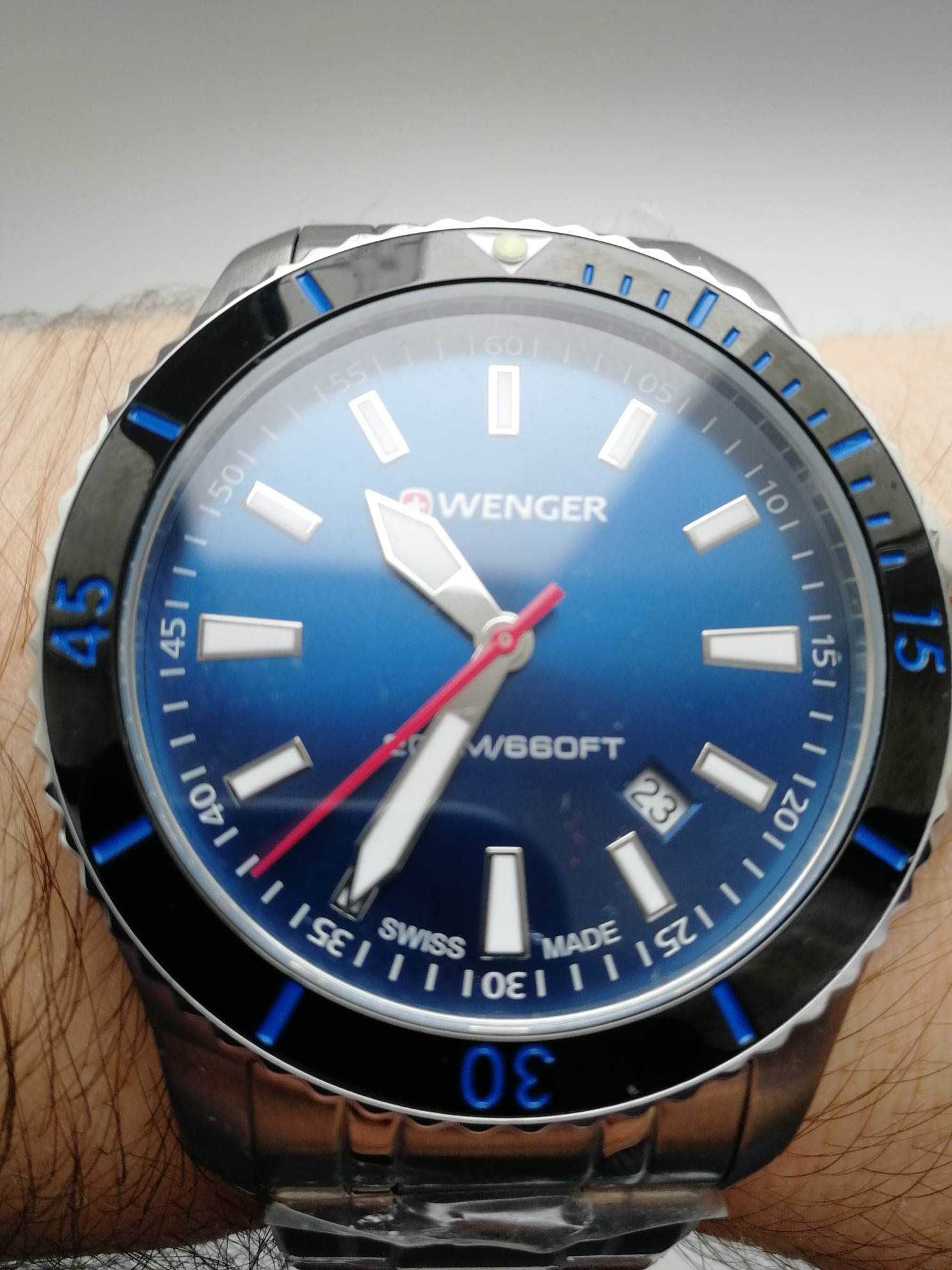 Армейские Военные Швейцарские Часы Wenger Seaforce Swiss 01.0641.123