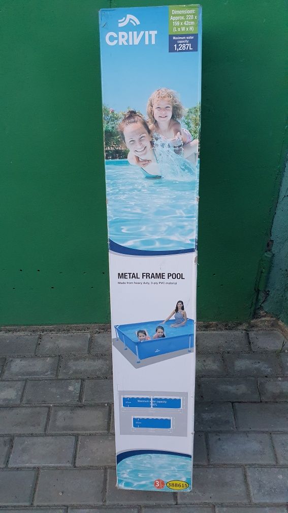 Basen stelażowy Crivit