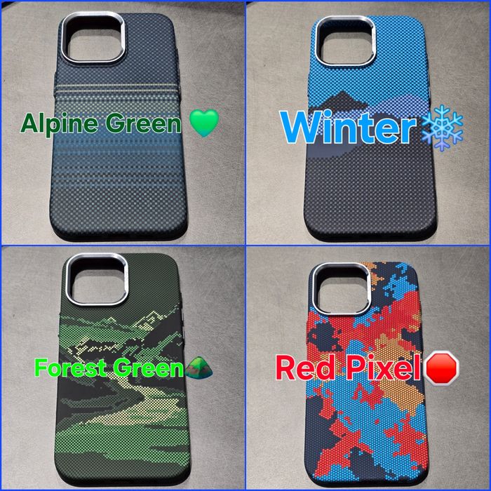 Карбонові Чохли для iPhone 15|16 Pro Max як Pitaka