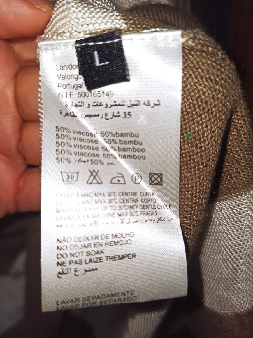 Vestido / túnica (malha fina) anidor tam L
