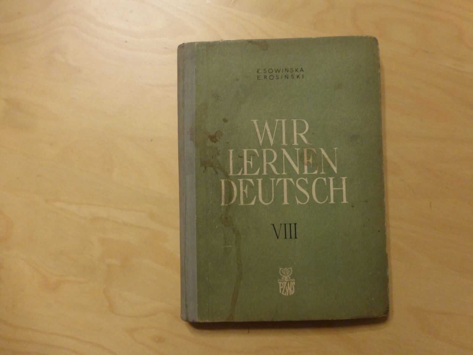 Wir lernen deutsch. Podręcznik języka niemieckiego. Sowińska Rosiński