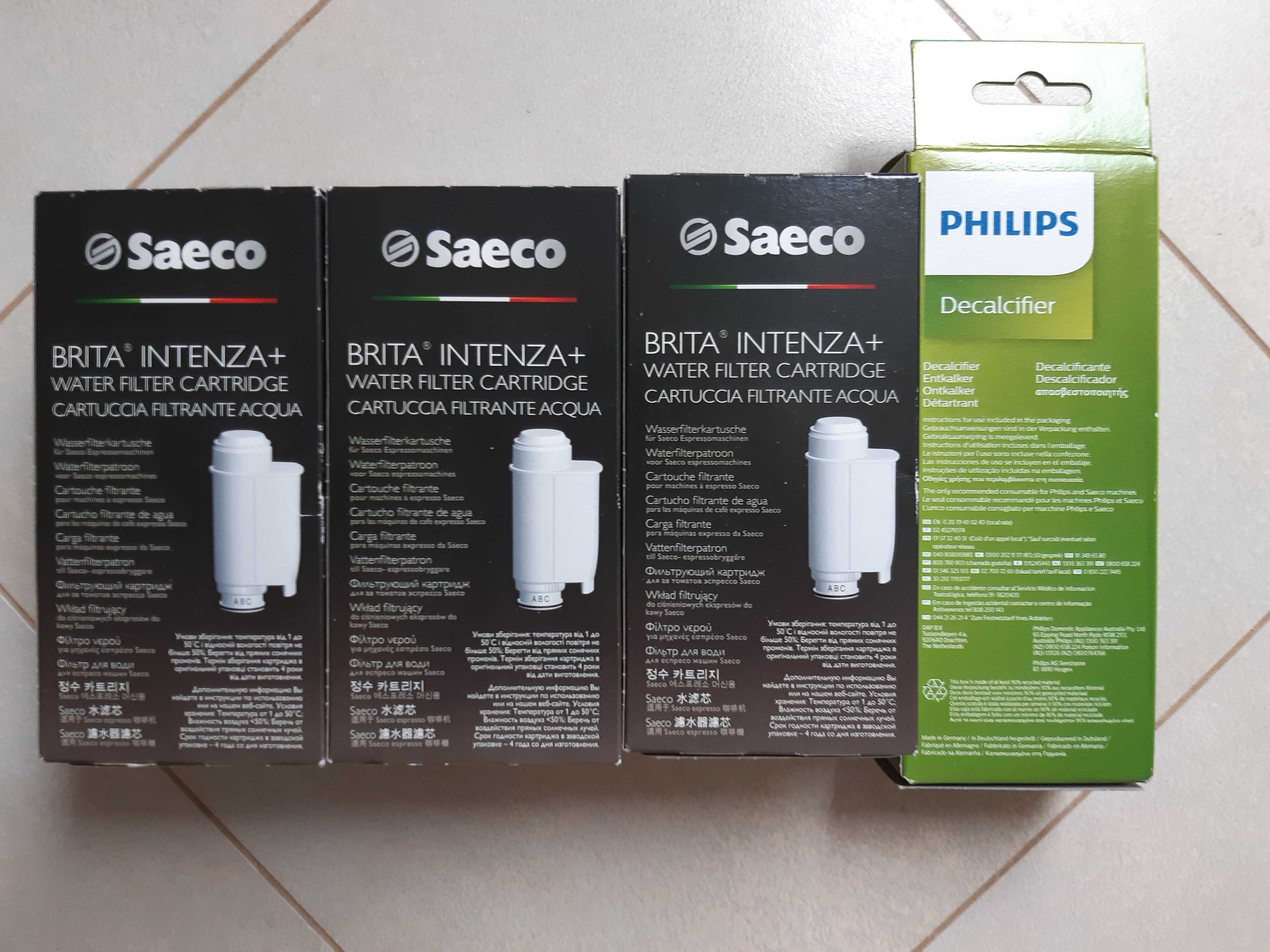 Filtr do wody 3 szt. Saeco CA6702 BRITA INTENZA+nowy oryginalny zapako