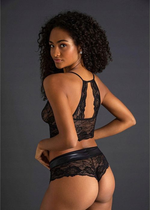 Venus erotyczny komplet biustonosz bralett+stringi ouvert r.44/46