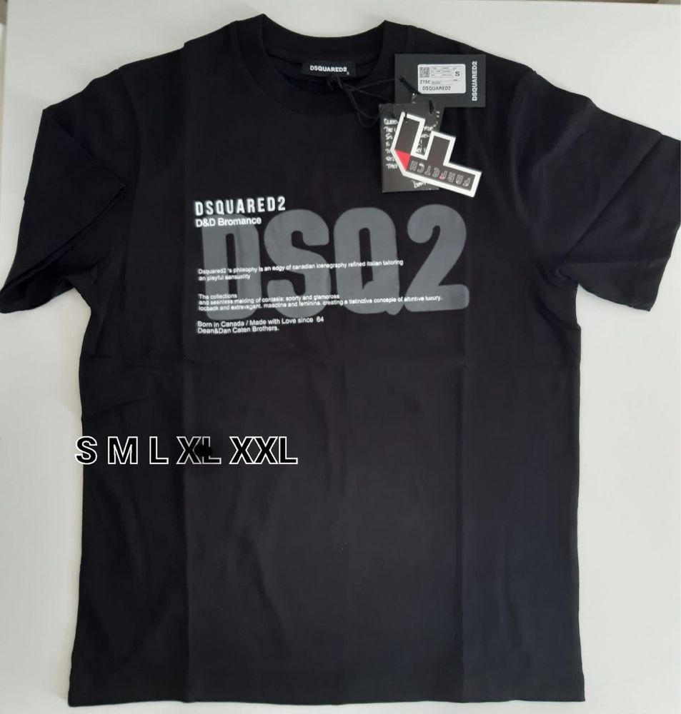 Koszulka męska z logo Dsquared2