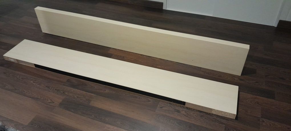 2 Estantes Parede suspensa beje Ikea "Lack" 190x26cm
Estantes de pared