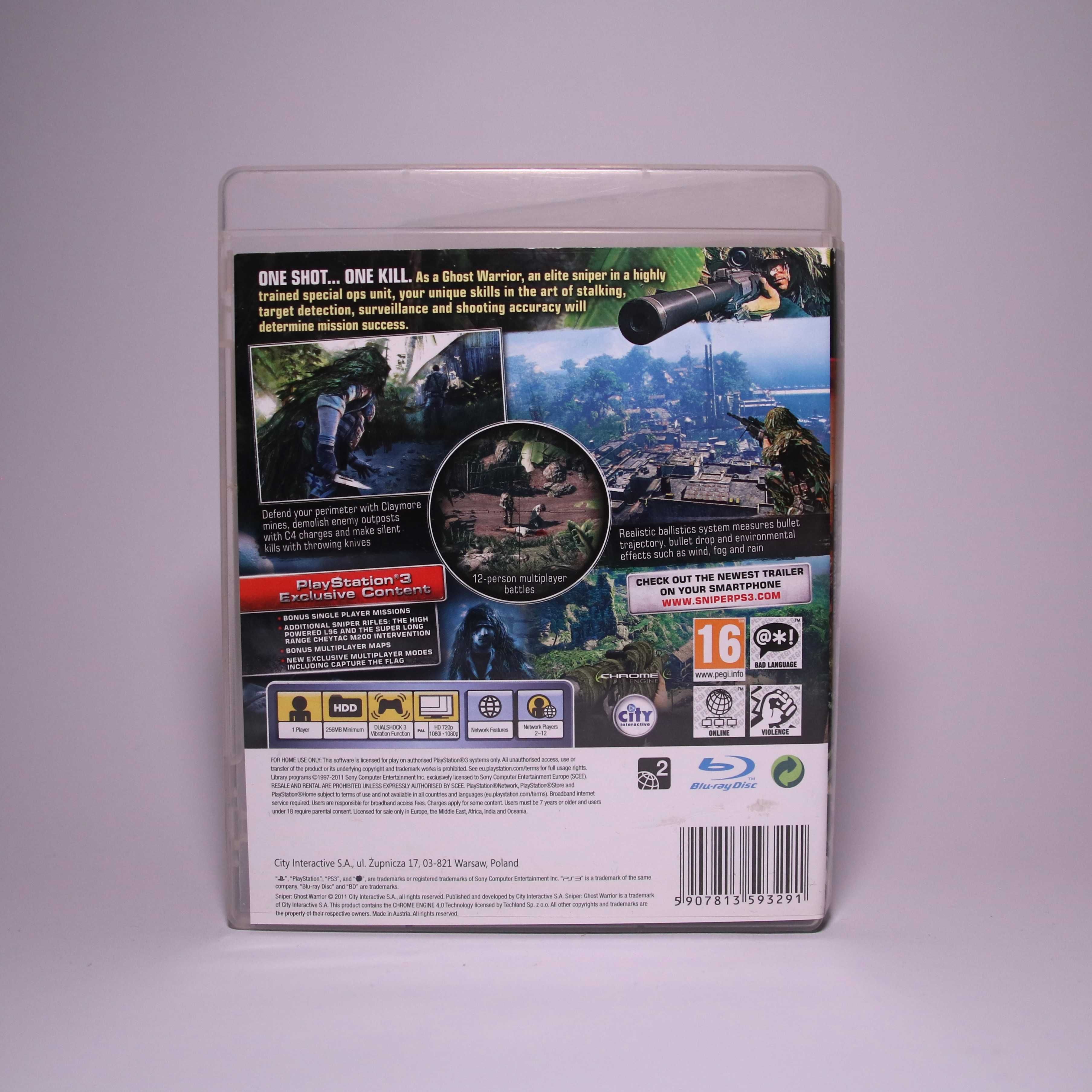 Sniper ghost warrior PS3