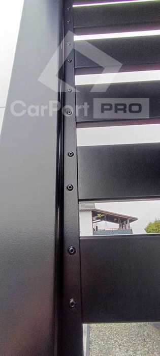 CarPort PREMIUM wiata samochodowa 5x5 dodatkowa zabudowa CP112