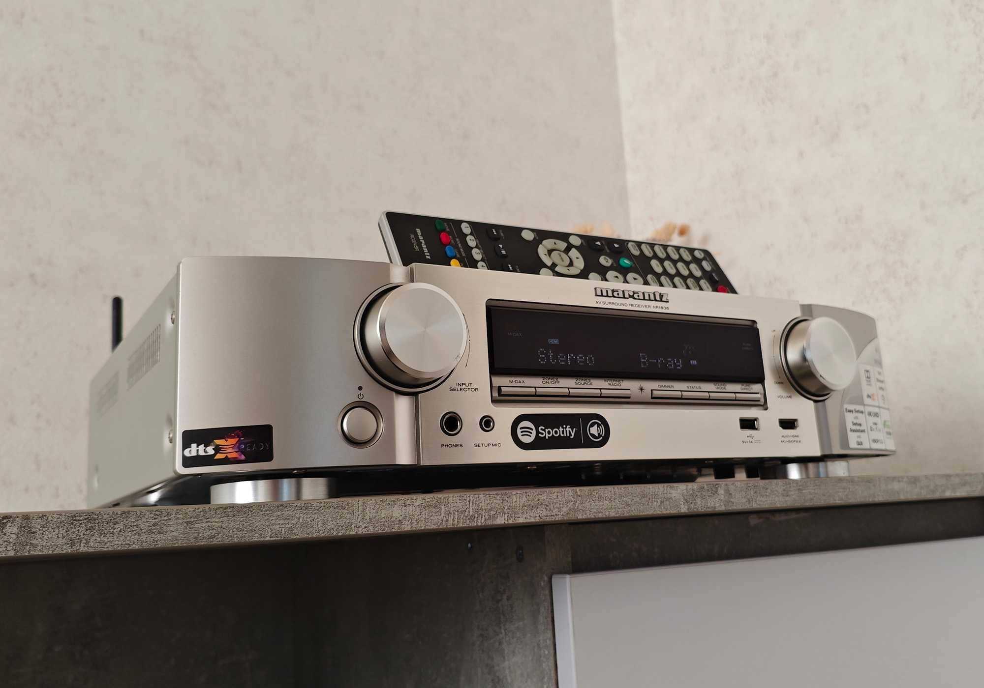 Ресивер Marantz NR1606 (Wi-Fi, Bluetooth, AirPlay, Dolby Atmos, DTS:X)