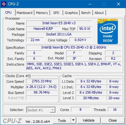 Комплект мать проц озу x99 xeon e5 2640v3 qiyida