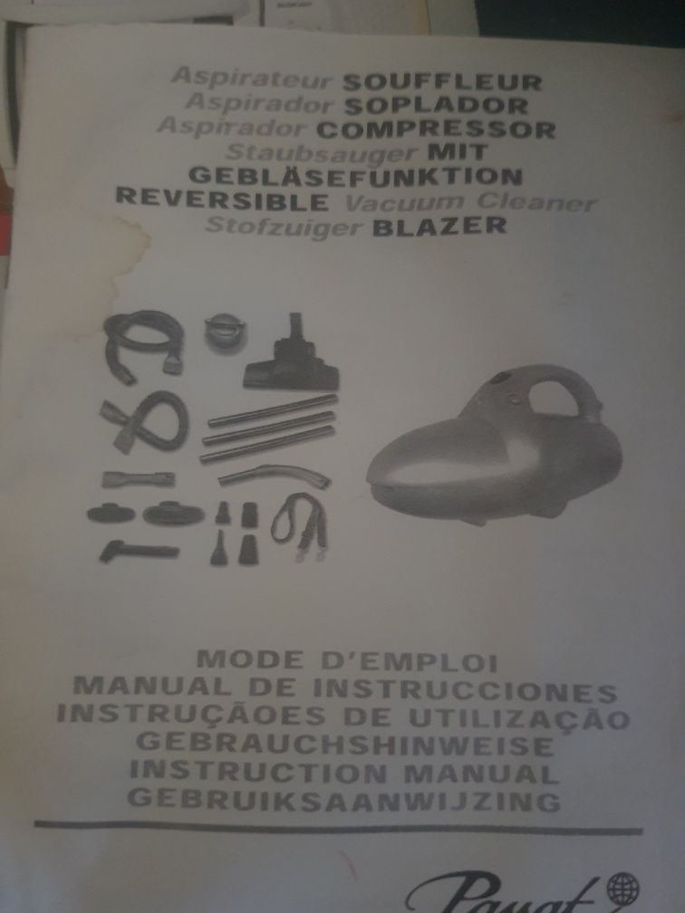 Mini aspirador pouco usado