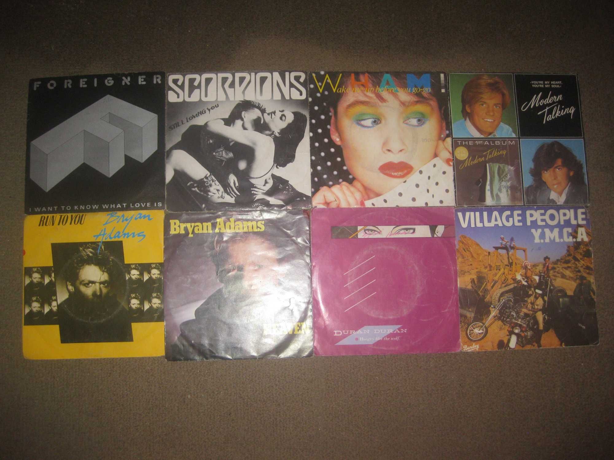 Lote de 57 Discos em Vinil Single 45 rpm/Vários Géneros!