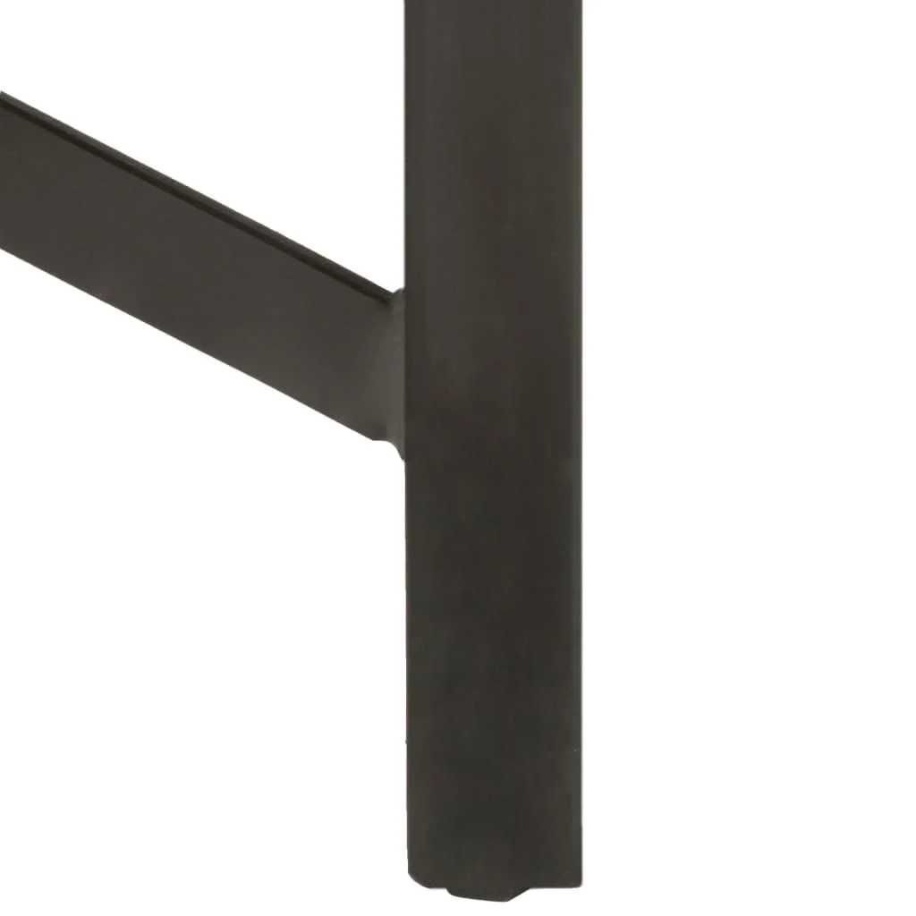 Stolik barowy, 60x60x107 cm, surowe drewno mango 286610