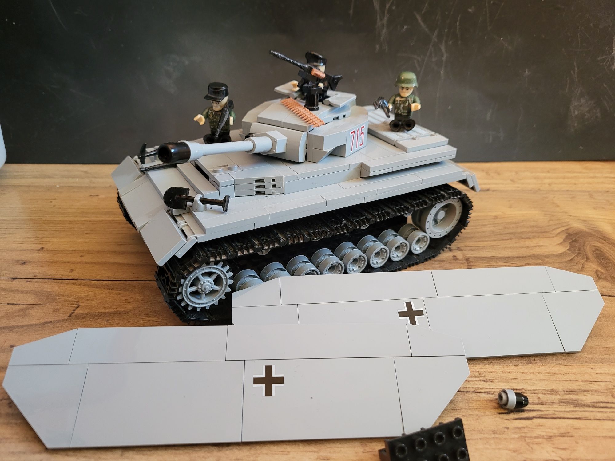 Czołg Cobi Panzer IV Ausf F1/G/H 3 in 1 WW2 Small Army