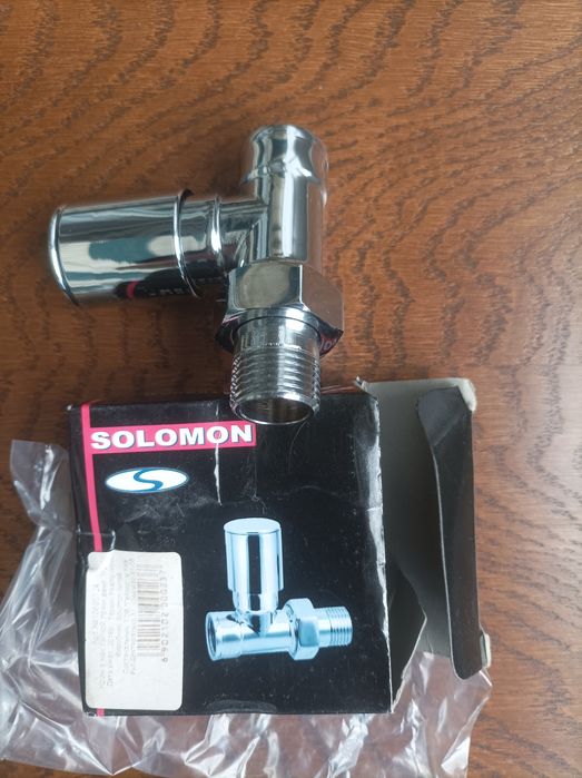 Новый полотенцесушитель FaDo, муфты, кран, переходник.