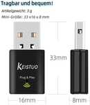 Zewnętrzna Karta Sieciowa Adapter WIFI KEISTUO AC600 DUAL 2.4 600MB/S