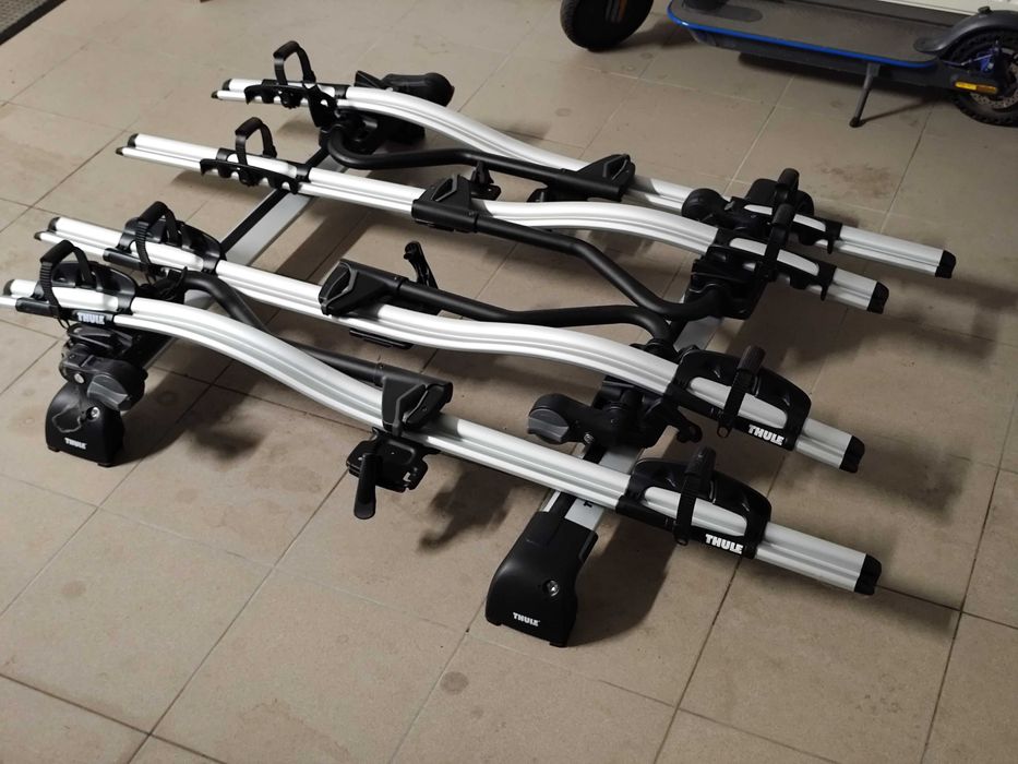 Bagażnik dachowy Thule WingBar+4x belki na rowery Thule, Passat B8