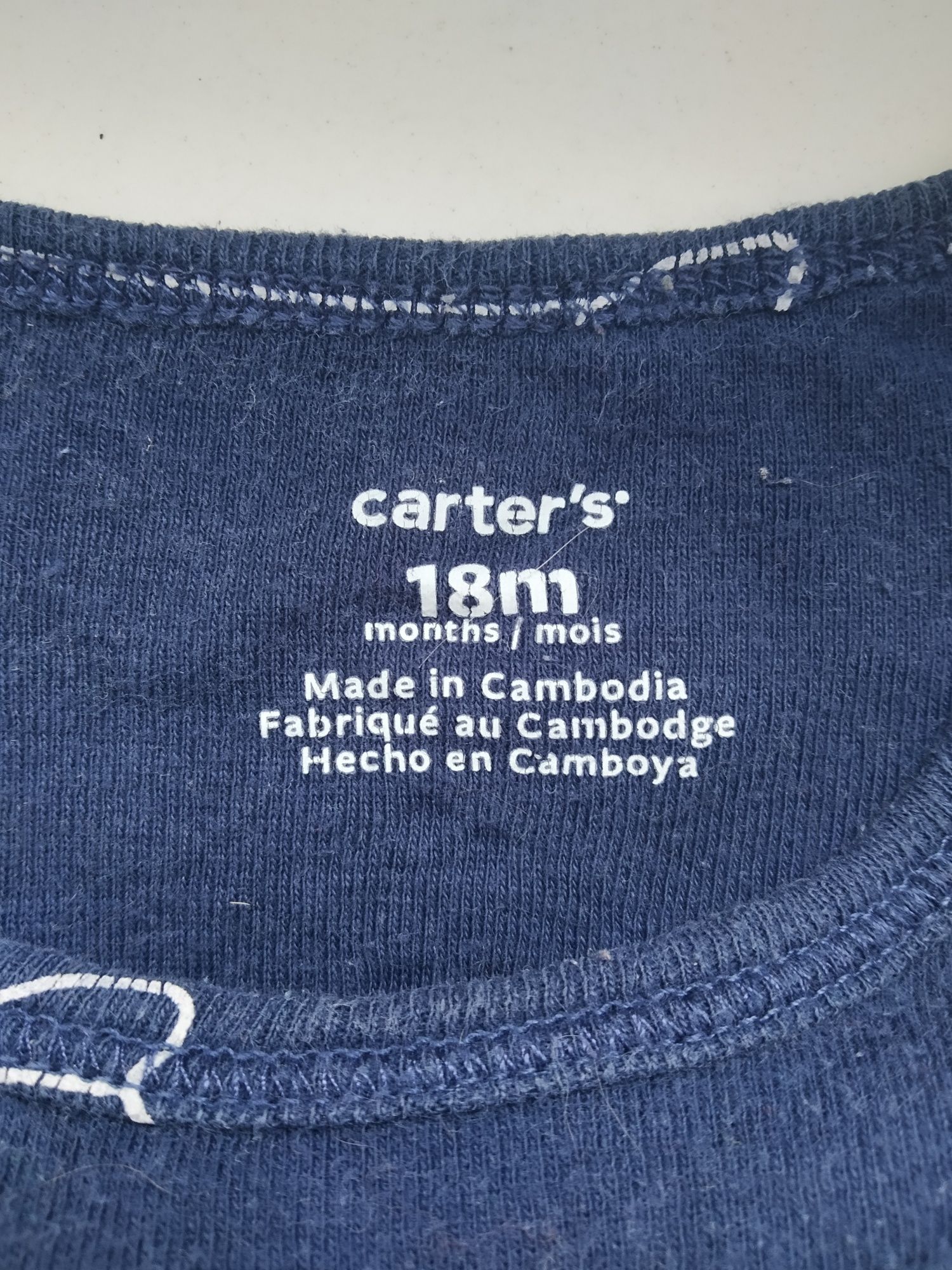 Яркие бодики Carter's для мальчика 18 m